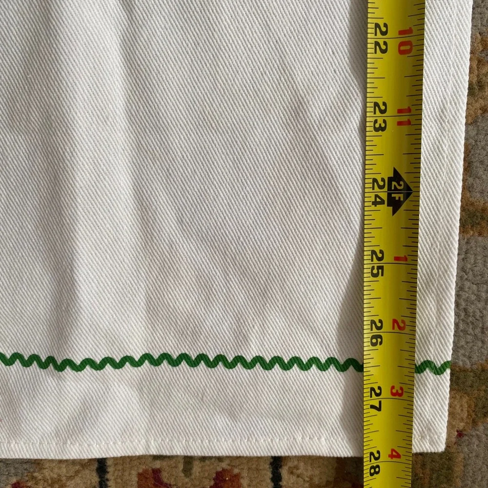 Two's Company Floral Cotton Tea Towel Live Life In Full Bloom Purple Green White